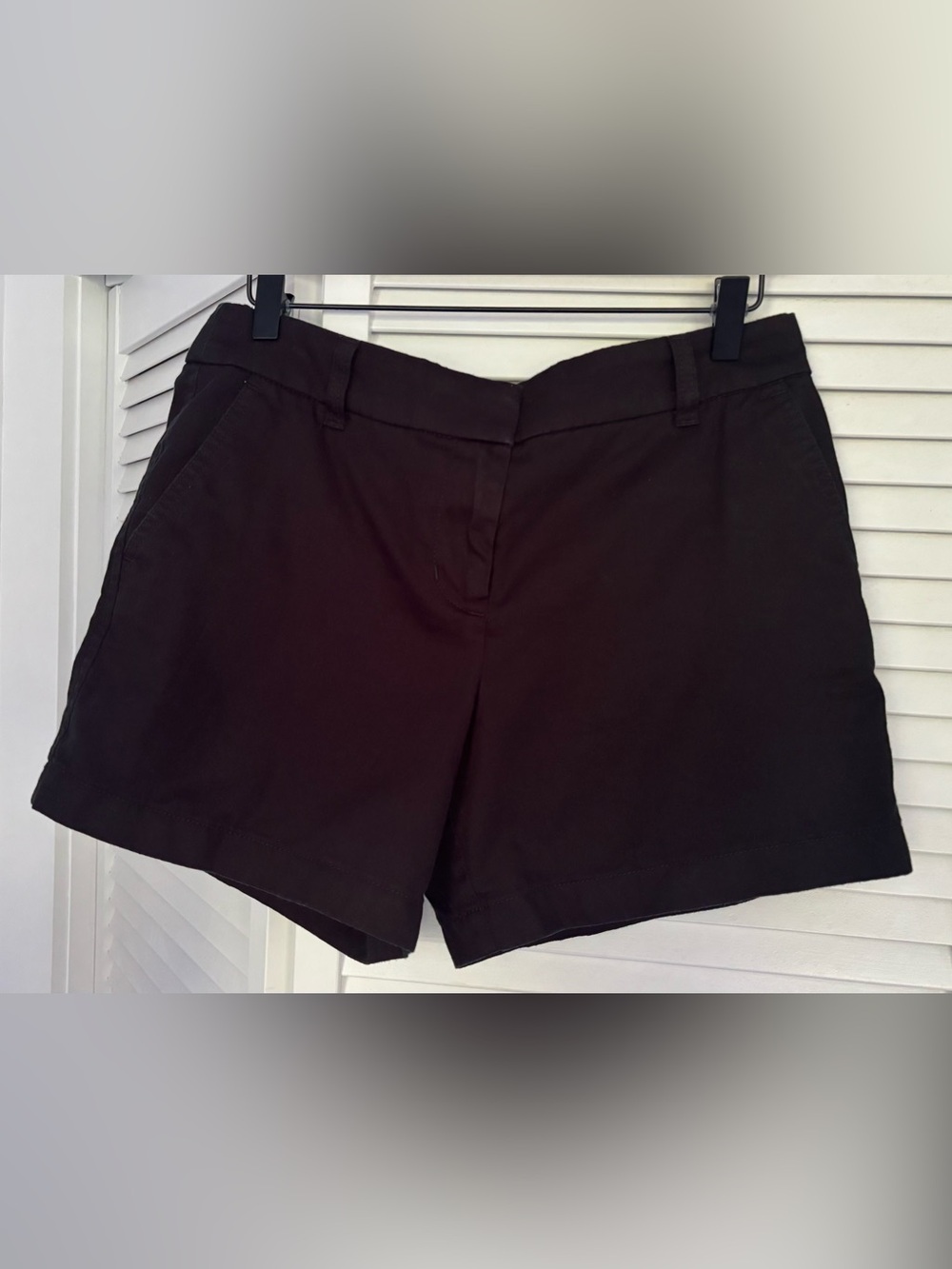 J.Crew size 6 black classic chino short, 5" inseam